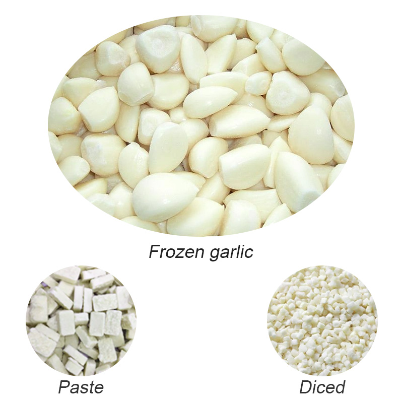 Premium quality frozen Chinese peeled garlic di...