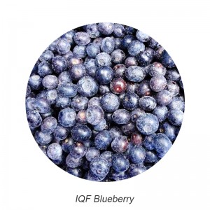 Chinese IQF blueberry hot ferkeap Frozen blueberry gjin tafoegings