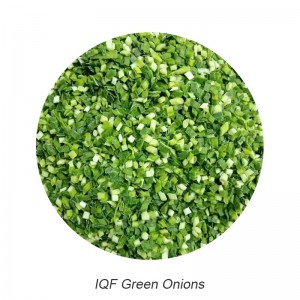 Chinese IQF Green Onions Cutting Frozen IQF Spring Onion Cubes