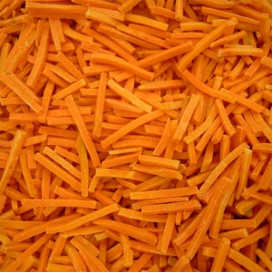 Frozen Chinese carrot IQF carrot cubes with special discount