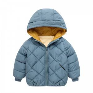 Baby hooded lightweight down jacket