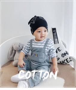 Newborn baby spring and autumn outing clothes