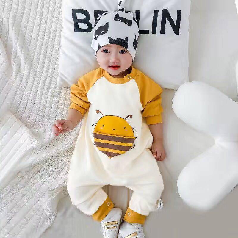 2020 wholesale price Ribbed Romper Baby - Children’s spring cartoon climbing clothes – Ruisheng