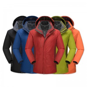Full heat seal hardshell jacket Waterproof, anti-static, filled with down