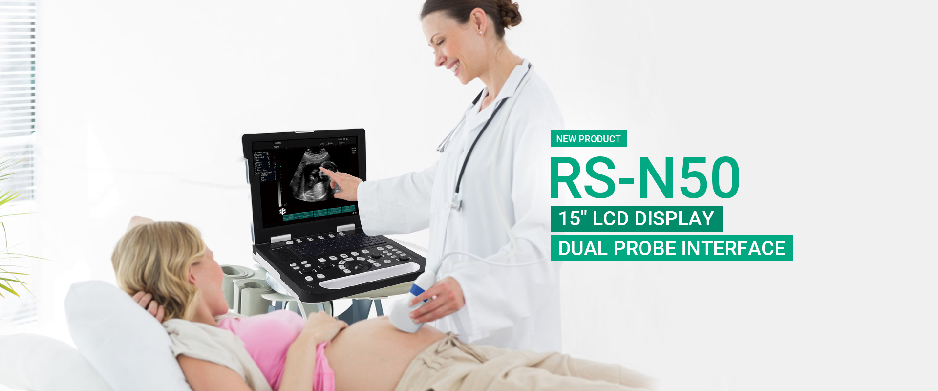 Machine à ultrasons noir et blanc RS-N50, offre spéciale