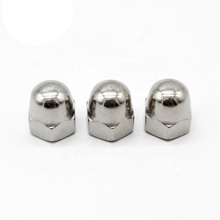 High Quality Din1587 Stainless steel hexagon domed long cap nut