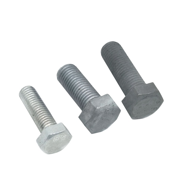 DIN931/DIN933 hex bolt and nut steel hex cap screw bolt