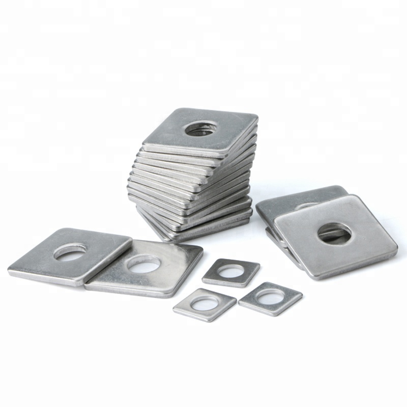 DIN436 Threaded Square Hole Flat Washers 304 Stainless Steel
