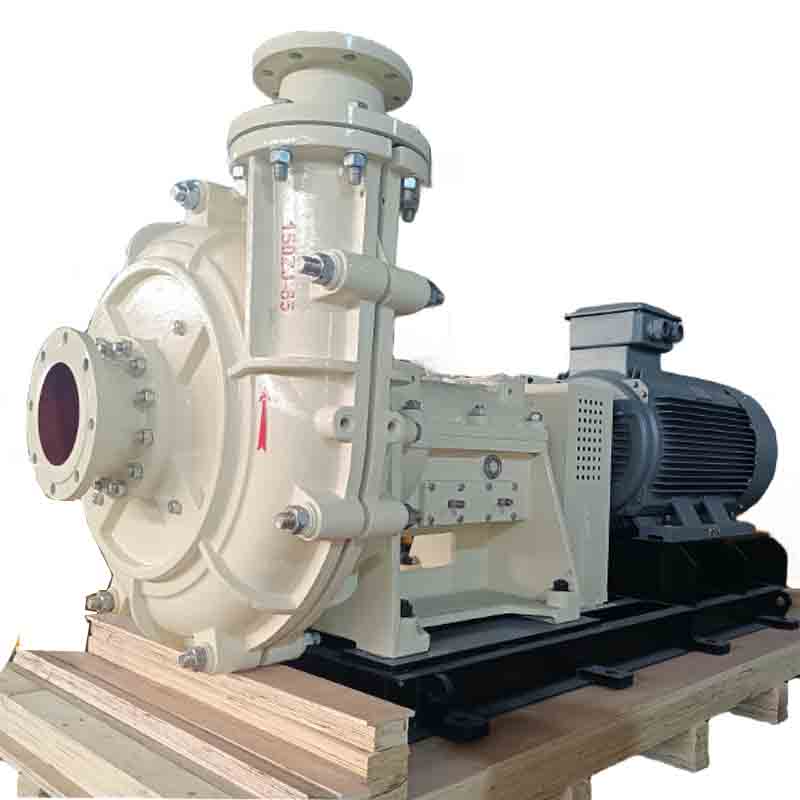 Solid-handling transfer mining slurry pump with large aperture