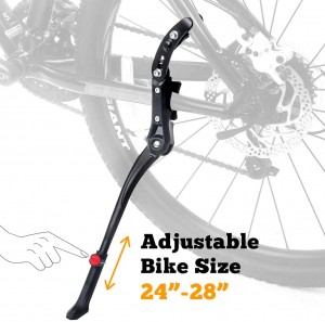 Wholesale OEM Adjustable Quick Releasside Kickstand Non-Slip Rear Support Stand for 24-29 Inch Mountain Road Bike BMX MTB