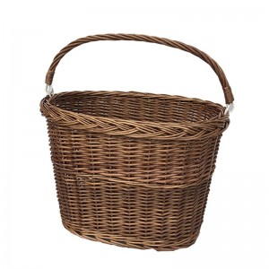 China Eco-Friendly Handmade Willow Wholesale Wicker Rattan Cloth Storage Picnic Basket