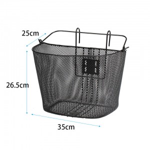 easily put-on and off Handle and Hooks on the Handlebar Front Baskets for all Bikes