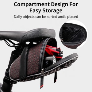 Short Lead Time for Multifuctional Bicycle Trunk Panniers Bike Rear Seat Saddle Bag Outdoor Cycling Backseat Side Storage Luggage with Portable Handle & Reflective Strip Bike Bag