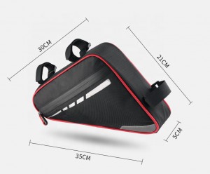 Hot Selling for China Bike Triangle Frame Bag Bicycle Cycling Storage Triangle Top Tube Front Pouch Saddle Bag