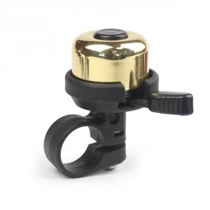 Brass Body Nylon Base and Bracket Fit for Handlebar Copper Bicycle accessory Bell