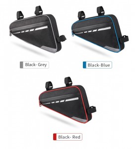 Hot Selling for China Bike Triangle Frame Bag Bicycle Cycling Storage Triangle Top Tube Front Pouch Saddle Bag