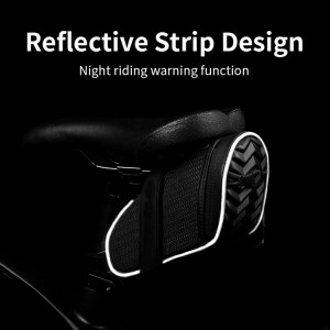 Top Suppliers China Bicycle Rear Seat Rack Bag Bike Pannier Bag with Reflective Strips Durable Waterproof Bag