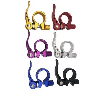 Bicycle Seat Post Clamp Bike Seat Clamp Quick Release Clamp Skewer Lever Bolt
