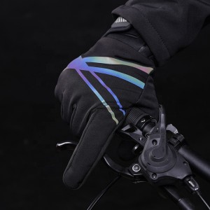 Supply OEM China Wholesale Elastic Lycra Knitted Breathable Mesh Multifunctional Sports Riding Cycling Gloves