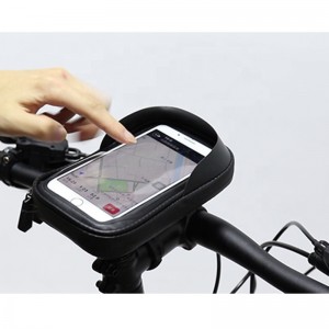 2019 New Style China Bike Front 2-Sides Front Pannier Handlebar Bag Mobile Phone PVC Transparent for Mountain Bicycle Waterproof Pouch