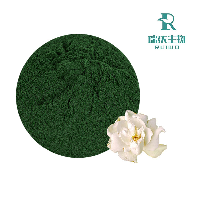 Gardenia zaļā krāsviela