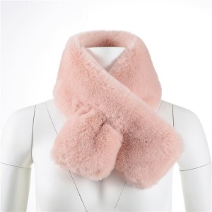 Winter Fake Faux Fur Scarf Wrap Collar Shawl Shrug for women