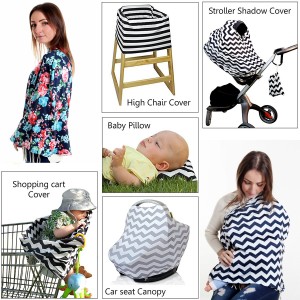 Nursing Cover Breastfeeding Scarf Light Blanket Stroller Cover