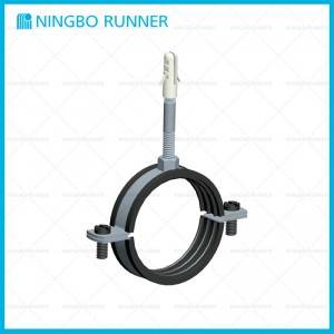 High Performance One Hole Pipe Strap - Screw-in Clamp with Rubber (Assembly) – Ningbo Runner