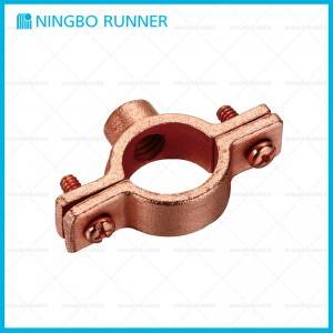 Forged Cast Iron Pipe Clamp Copper plated