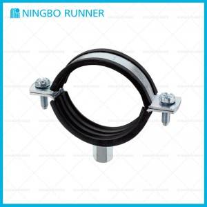 High definition Light Duty Clevis Hanger - Split Pipe Clamp with Rubber Cushion – Ningbo Runner