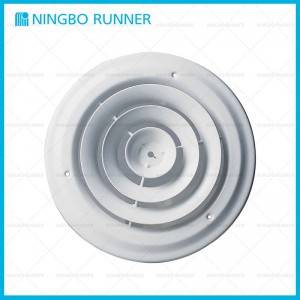 professional factory for Round Ceiling Diffuser - Steel Round Ceiling Diffuser White – Ningbo Runner