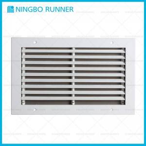 Steel Fixed Bar Grille Sidewall and Ceiling Supplies and Returns White