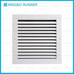 Aluminum Return Air Grille White Sidewall and Ceiling Supplies and Returns