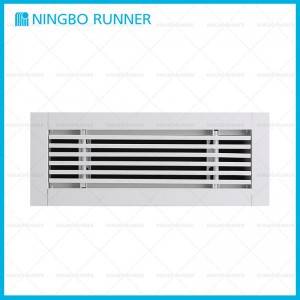Aluminum Linear Diffuser White Sidewall and Ceiling Supplies and Returns