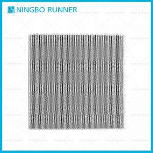 Best Price on Collar Ring - R6 T Bar Steel Perforated Return with R6 Insulation White 24×24 inch – Ningbo Runner