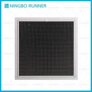 Aluminum Egg Crate Filter Grille White Sidewall and Ceiling Supplies and Returns