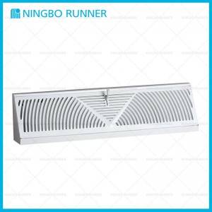 Steel Baseboard Diffuser White Brown 15 អ៊ីញ 18 អ៊ីញ 24 អ៊ីញ