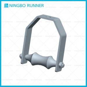China Gold Supplier for U Shaped Pipe Holder - HDG Adjustable Cast Iron Roller Hanger – Ningbo Runner