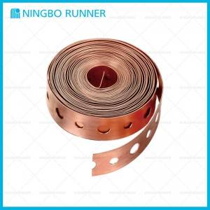 Factory Price For Plumbing Riser Clamp - Copper-plated Pipe Hanger Strap – Ningbo Runner