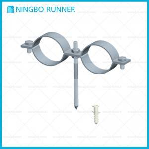 Leading Manufacturer for Pipe Insulation Supports（Inset） - Double Screw-in Clamp without Rubber – Ningbo Runner