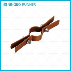 Leading Manufacturer for U Clamp For Pipe Support - Copper Colored Steel Riser Clamp for Copper Tubing – Ningbo Runner