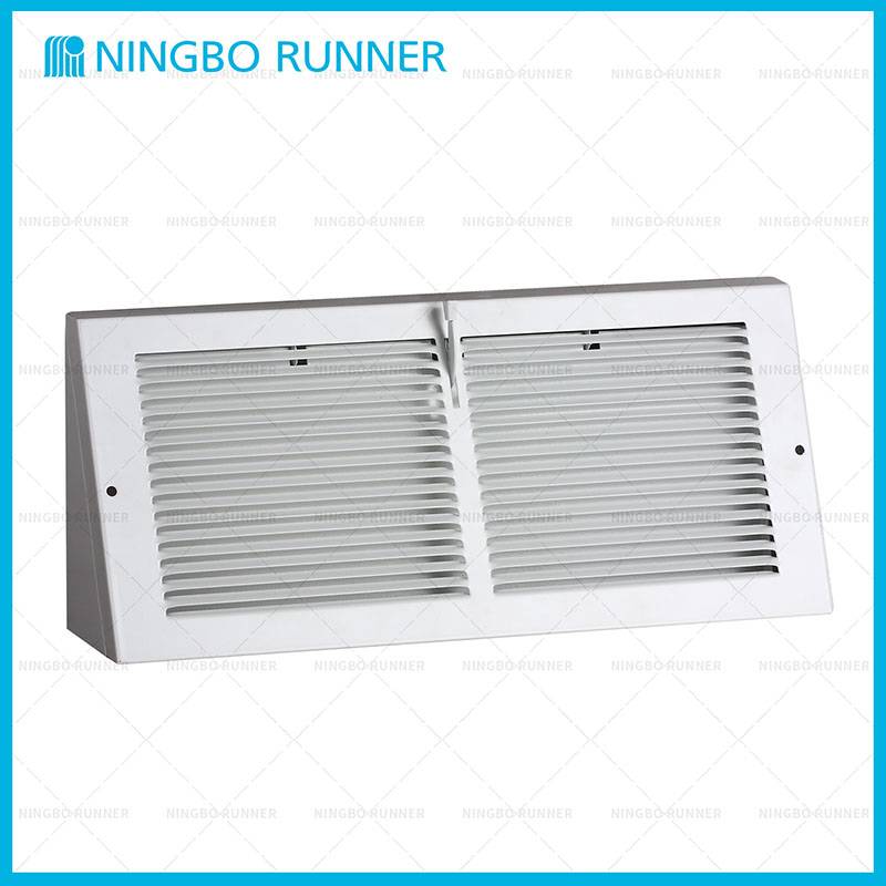 Steel Baseboard Return Air Grille White Featured Image
