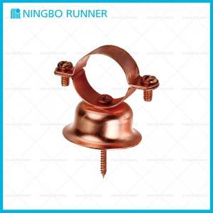 New Arrival China Plastic Bar Clamps - Copper-plated Bell Hanger for Suspending Stationary Non-insulated Pipelines – Ningbo Runner