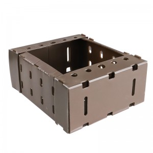 Лесна обработка, издръжлива полипропиленова пластмасова гофрирана кутия, кутия за опаковане на бамя, хладилна транспортна кутия за свежест