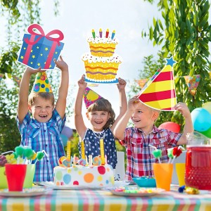 Biển hiệu chúc mừng sinh nhật sân 16 inch Chữ cái sinh nhật Bãi cỏ Ký hiệu trang trí sân sinh nhật đầy màu sắc với cọc Bánh bóng bay Trang trí bãi cỏ sân vườn không thấm nước cho đồ dùng tiệc sinh nhật ngoài trời