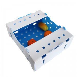 फोल्डेबल वॉटरप्रूफ भाजी पेटी भेंडी प्लास्टिक बॉक्ससाठी उच्च दर्जाचा आणि कमी किमतीचा बॉक्स