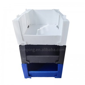 Corflute Corrugated Plastic PP Plastic Stackable Correx Picking Bins For Clothes Warehouse Correx Picking Bins