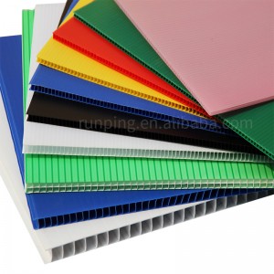 Floor protection use pp hollow plastic sheets