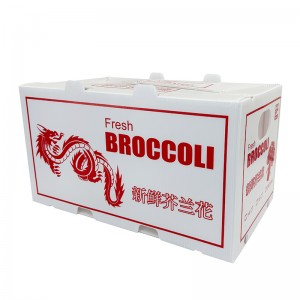 उच्च गुणवत्ता पहनने के लिए प्रतिरोधी सब्जी पैकिंग बॉक्स ओकरा पैकिंग बॉक्स प्लास्टिक नालीदार बॉक्स
