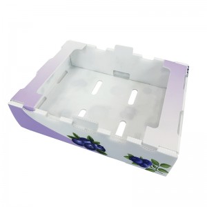 Caja de embalaje acanalada vegetal plegable impermeable de la caja de embalaje de la quingombó Caja de embalaje de la fruta